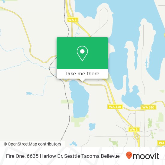 Fire One, 6635 Harlow Dr map