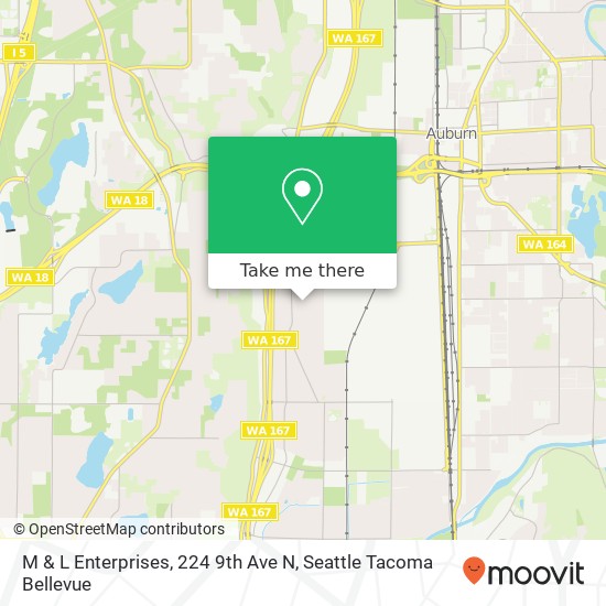 Mapa de M & L Enterprises, 224 9th Ave N