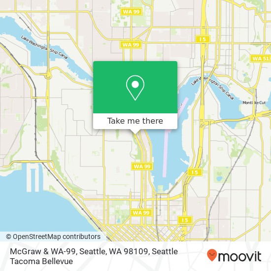 McGraw & WA-99, Seattle, WA 98109 map