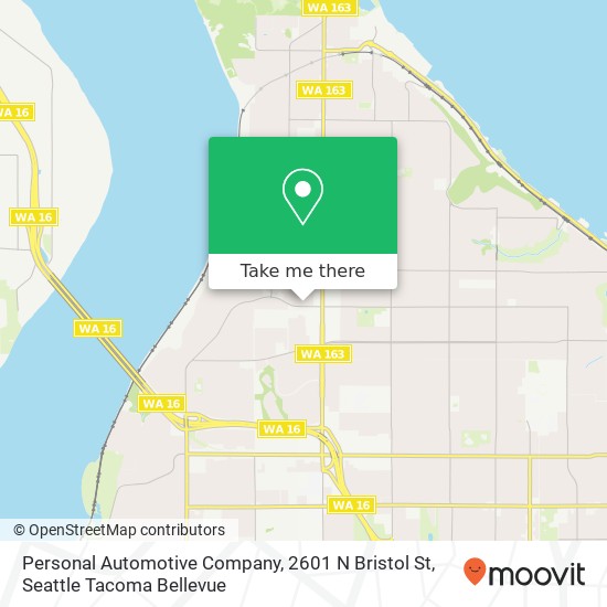 Mapa de Personal Automotive Company, 2601 N Bristol St