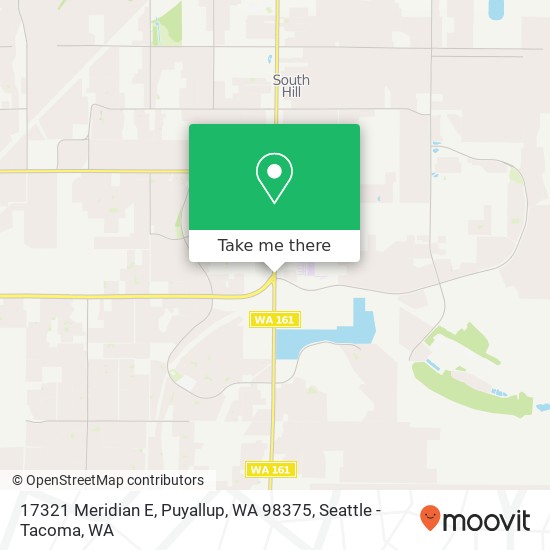 Mapa de 17321 Meridian E, Puyallup, WA 98375