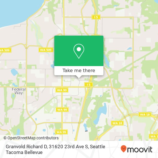 Granvold Richard D, 31620 23rd Ave S map