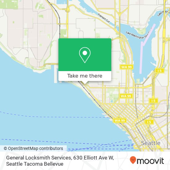 General Locksmith Services, 630 Elliott Ave W map