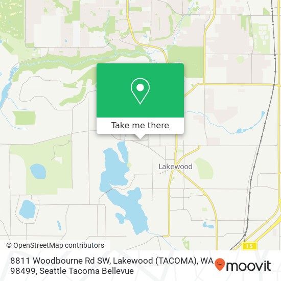 8811 Woodbourne Rd SW, Lakewood (TACOMA), WA 98499 map