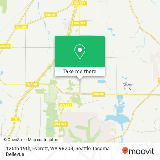 126th 19th, Everett, WA 98208 map