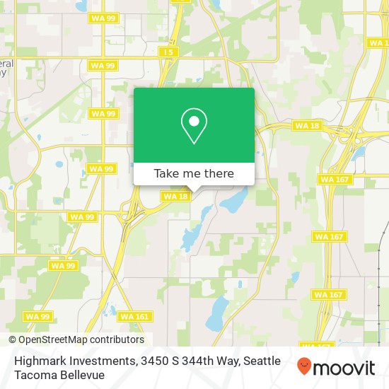 Mapa de Highmark Investments, 3450 S 344th Way