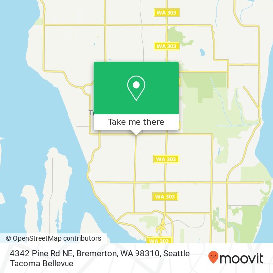 4342 Pine Rd NE, Bremerton, WA 98310 map