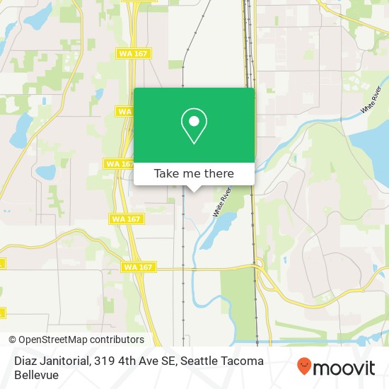 Mapa de Diaz Janitorial, 319 4th Ave SE