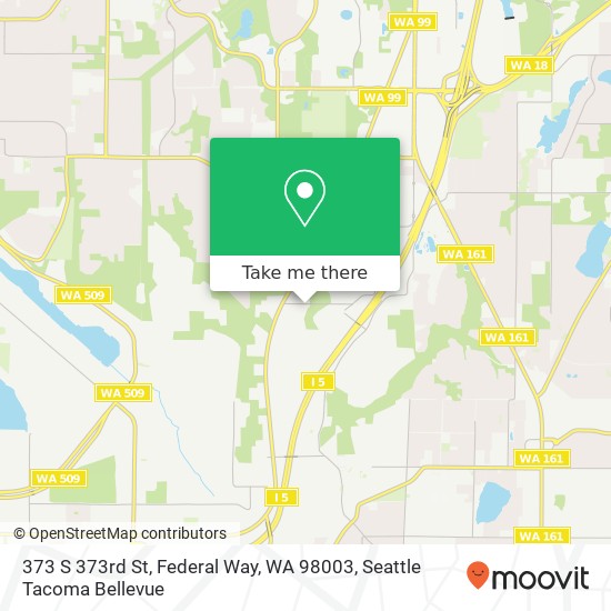 373 S 373rd St, Federal Way, WA 98003 map