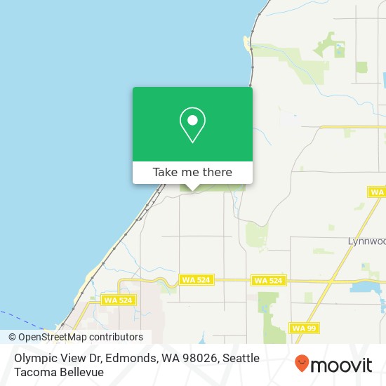 Mapa de Olympic View Dr, Edmonds, WA 98026