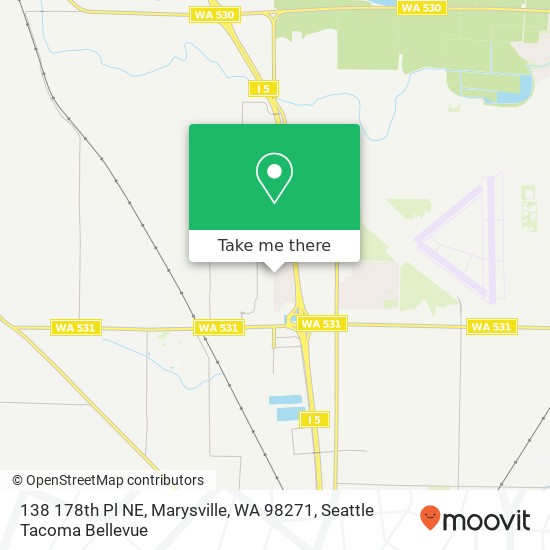 Mapa de 138 178th Pl NE, Marysville, WA 98271