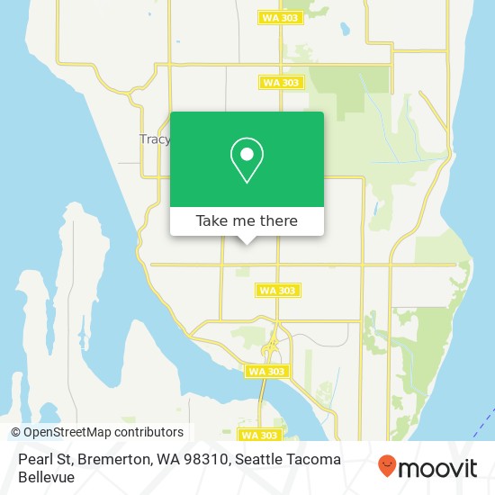 Mapa de Pearl St, Bremerton, WA 98310