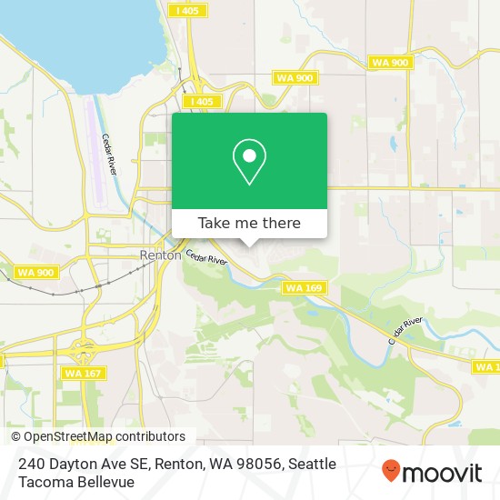 240 Dayton Ave SE, Renton, WA 98056 map