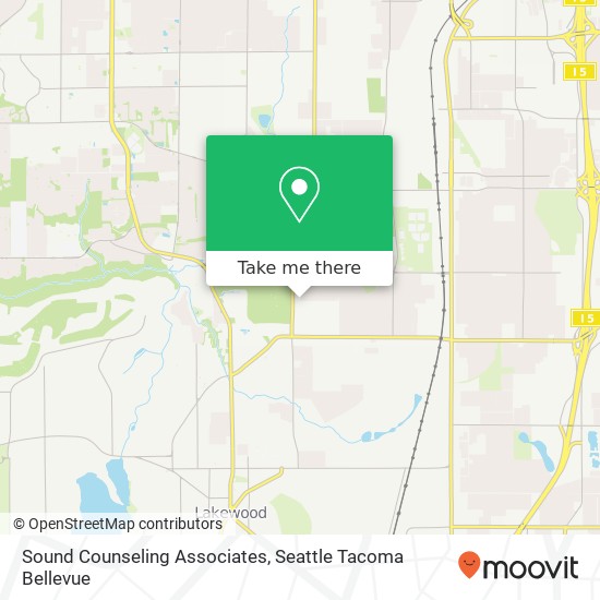 Sound Counseling Associates, 6927 Lakewood Dr W map