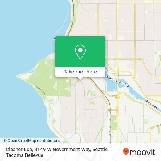 Cleaner Eco, 3149 W Government Way map