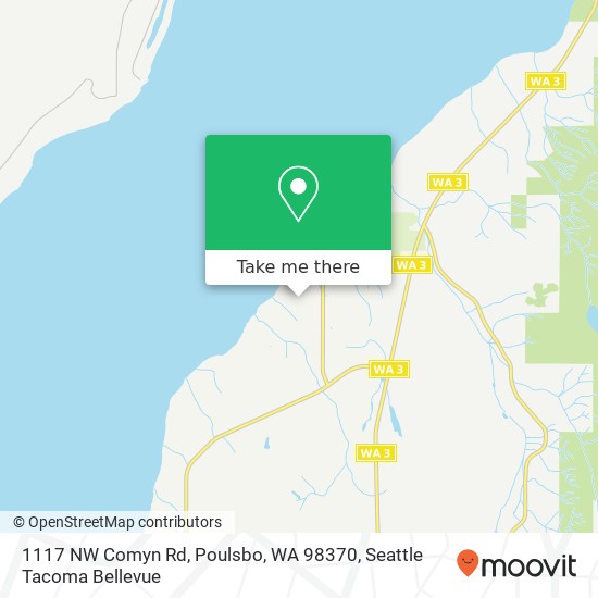 1117 NW Comyn Rd, Poulsbo, WA 98370 map