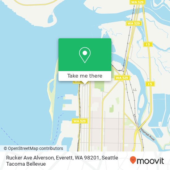 Rucker Ave Alverson, Everett, WA 98201 map