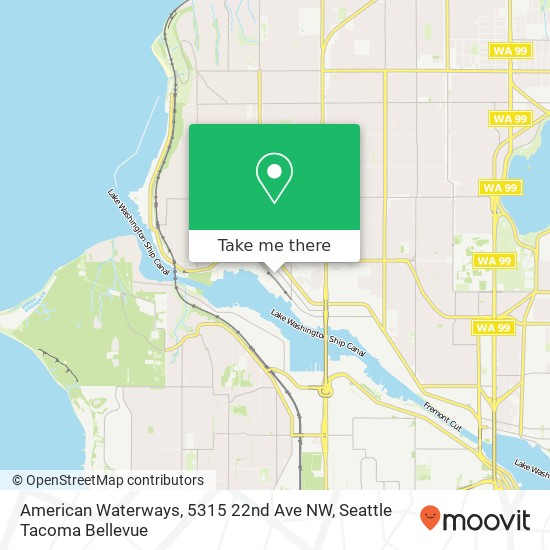 American Waterways, 5315 22nd Ave NW map