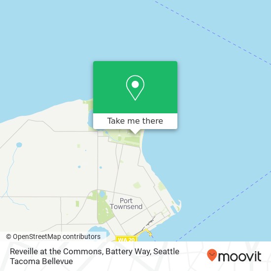 Reveille at the Commons, Battery Way map