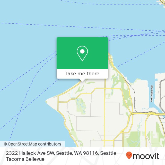 2322 Halleck Ave SW, Seattle, WA 98116 map