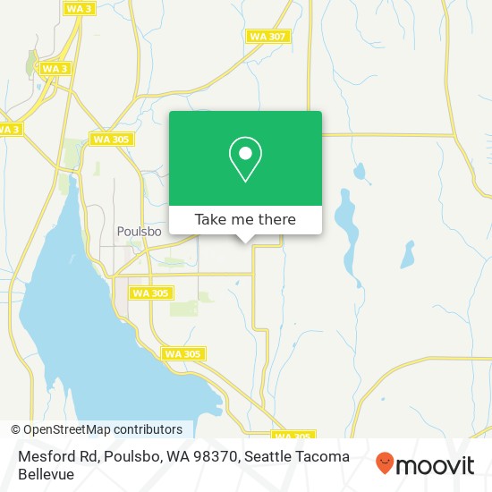 Mapa de Mesford Rd, Poulsbo, WA 98370