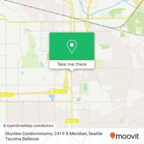 Skyview Condominiums, 2419 S Meridian map