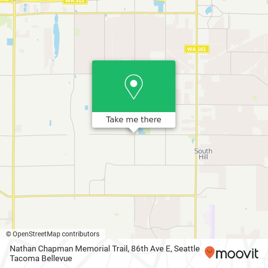 Nathan Chapman Memorial Trail, 86th Ave E map