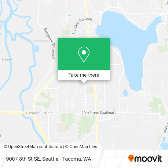 Mapa de 9007 8th St SE