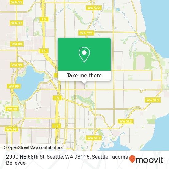 2000 NE 68th St, Seattle, WA 98115 map