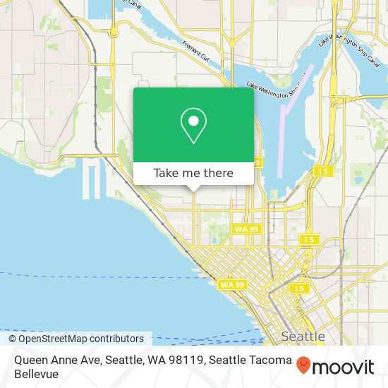 Queen Anne Ave, Seattle, WA 98119 map