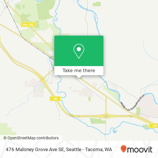 Mapa de 476 Maloney Grove Ave SE