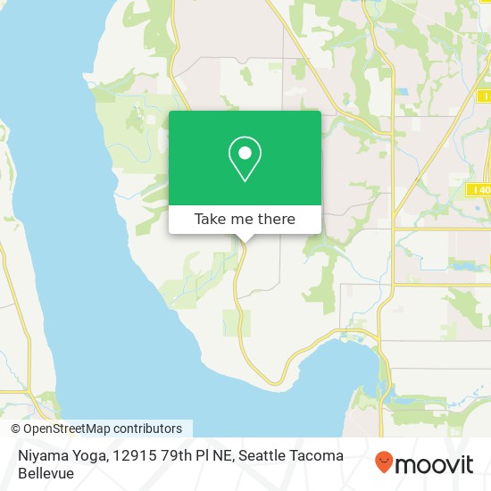 Mapa de Niyama Yoga, 12915 79th Pl NE