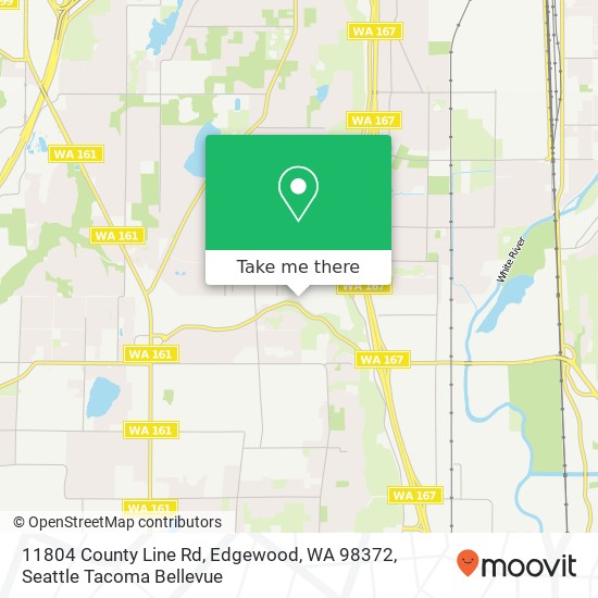 11804 County Line Rd, Edgewood, WA 98372 map