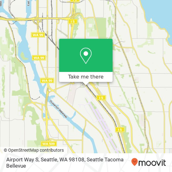 Airport Way S, Seattle, WA 98108 map