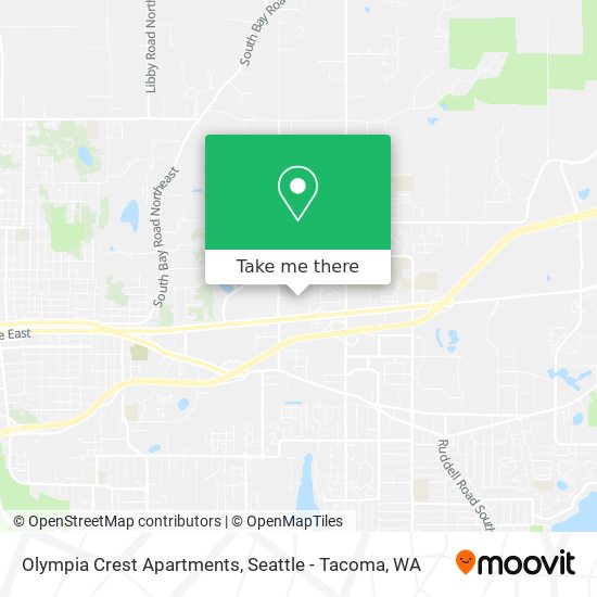 Olympia Crest Apartments map