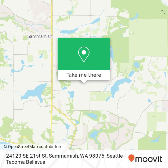 Mapa de 24120 SE 21st St, Sammamish, WA 98075