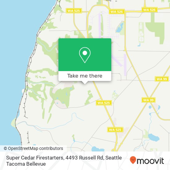 Super Cedar Firestarters, 4493 Russell Rd map