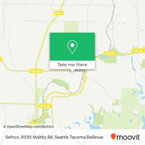 Mapa de Sefnco, 8330 Maltby Rd