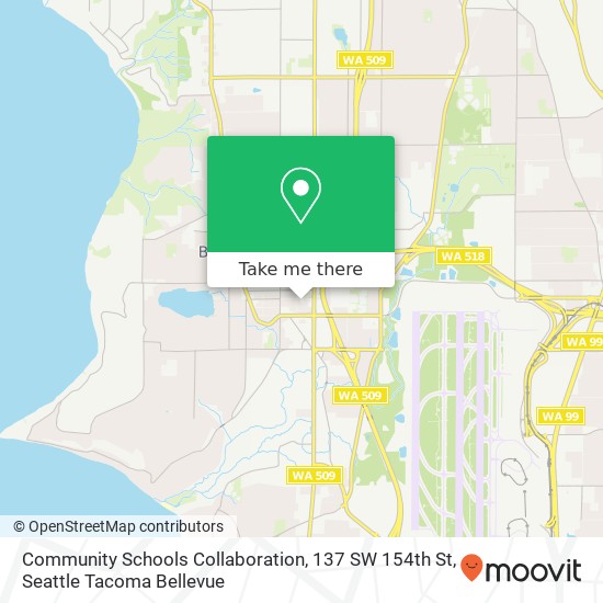 Community Schools Collaboration, 137 SW 154th St map