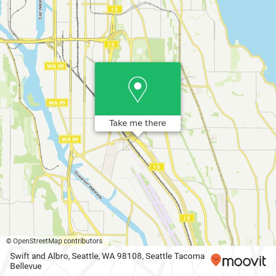Swift and Albro, Seattle, WA 98108 map