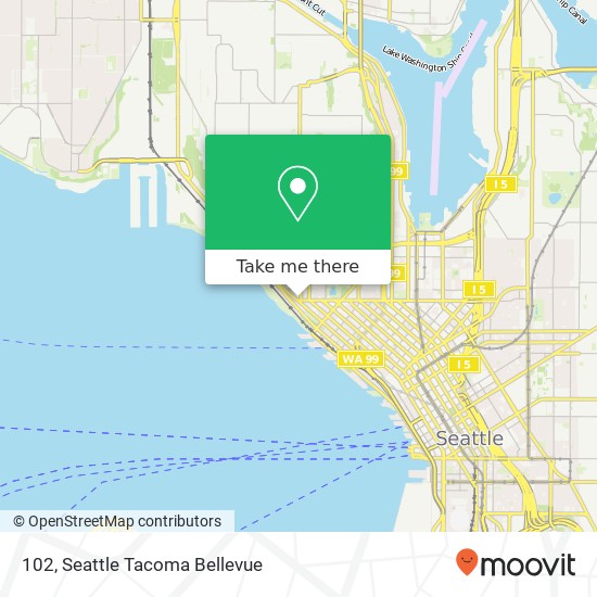 Mapa de 102, 111 Queen Anne Ave N #102, Seattle, WA 98109, USA