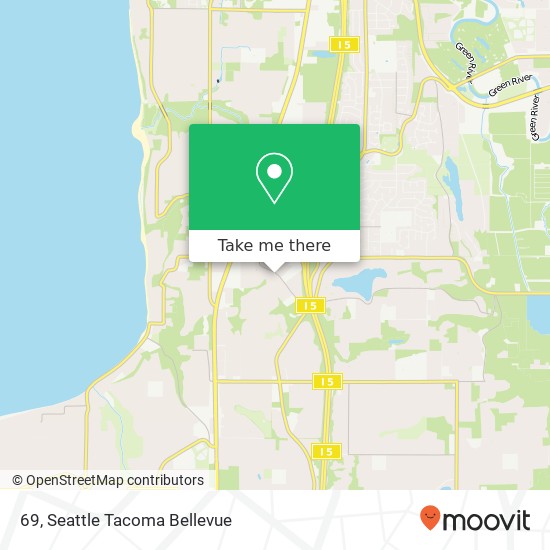 Mapa de 69, 2405 S Star Lake Rd #69, Federal Way, WA 98003, USA