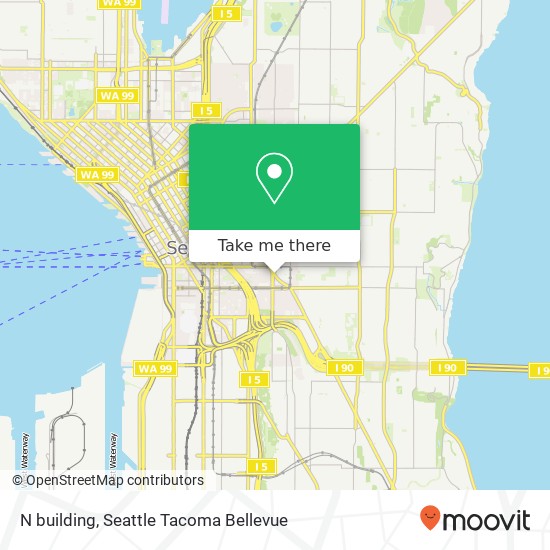 N  building, 117 Boren Ave N  building, Seattle, WA 98144, USA map