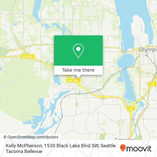 Kelly McPherson, 1530 Black Lake Blvd SW map