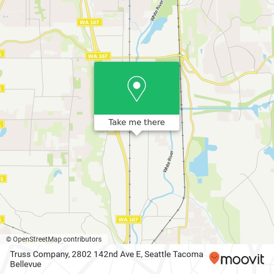 Mapa de Truss Company, 2802 142nd Ave E