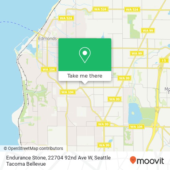 Mapa de Endurance Stone, 22704 92nd Ave W