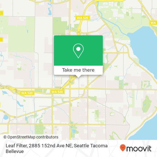 Leaf Filter, 2885 152nd Ave NE map