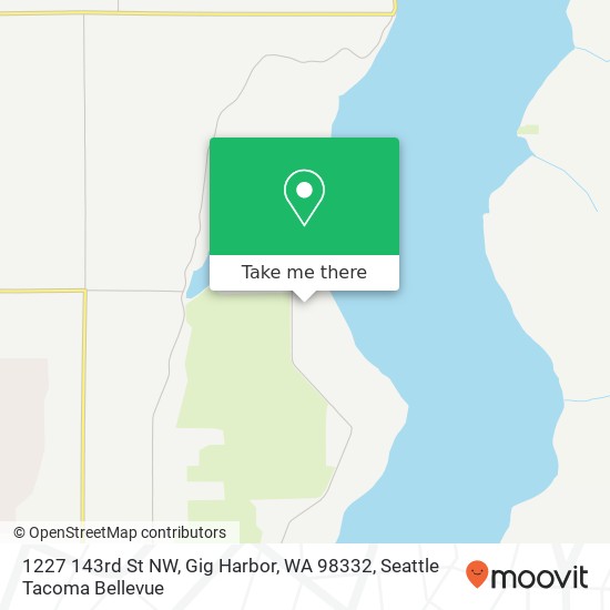 Mapa de 1227 143rd St NW, Gig Harbor, WA 98332