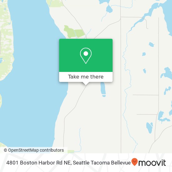 Mapa de 4801 Boston Harbor Rd NE, Olympia, WA 98506