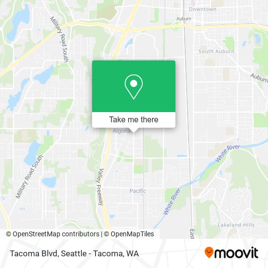 Mapa de Tacoma Blvd